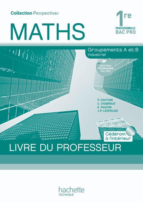Perspectives : mathématiques ; 1ère professionnelle bac pro ; groupements A et B industriel ; livre du professeur (édition 2010)