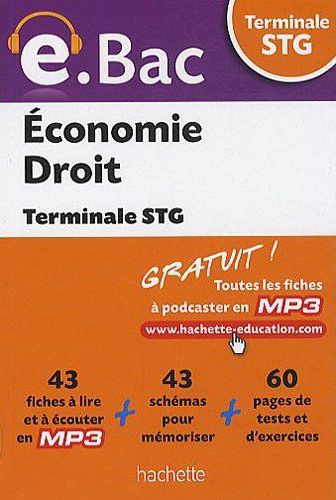 E.BAC : économie-droit ; terminale STG