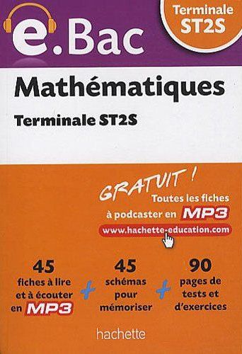 E.BAC : mathématiques ; terminale ST2S