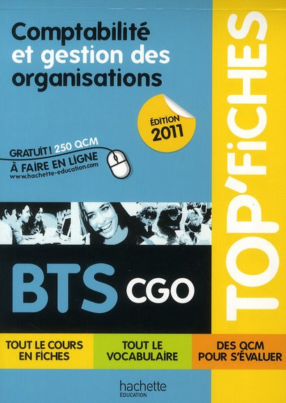 TOP'FICHES : BTS CGO ; comptabilité et gestion des organisations (édition 2011)