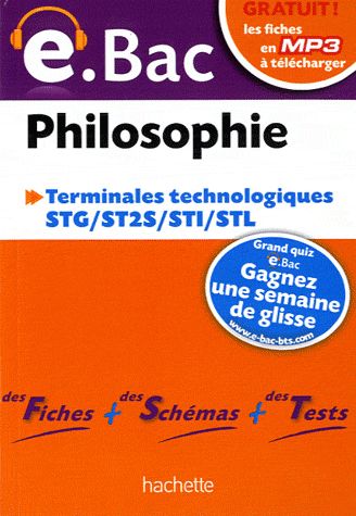 E.bac philosophie ; terminale techno ; concours