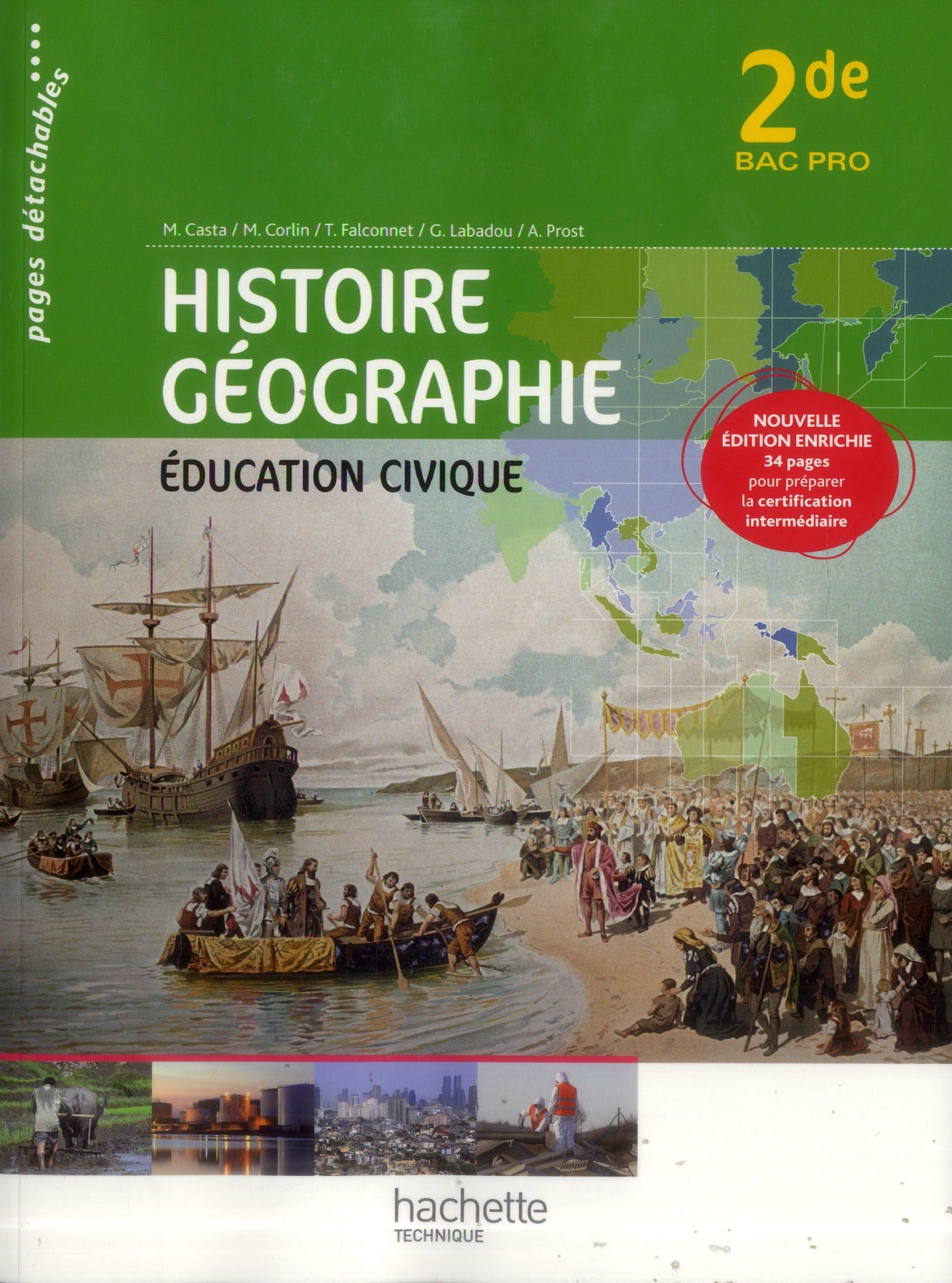 Histoire, géographie, éducation civique ; 2nde bac pro ; livre de l'élève