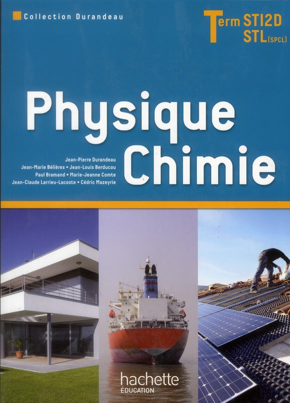 Physique-chimie ; terminale ; STI2D/STL ; option SCL ; livre de l'élève (édition 2012)