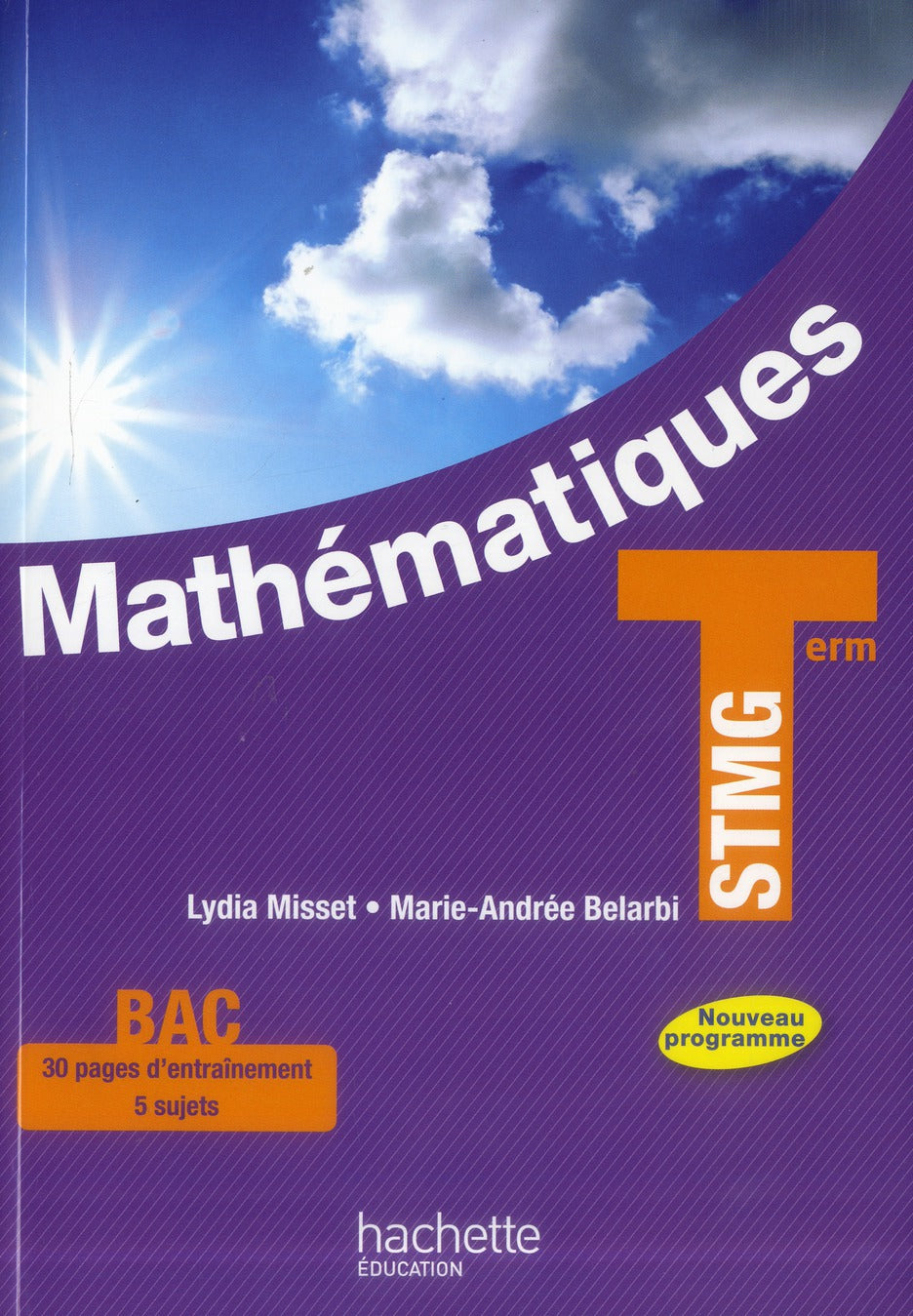 Mathématiques ; terminale STMG ; livre de l'élève