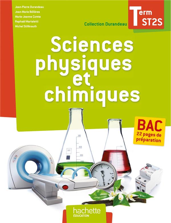 Sciences physiques et chimiques ; terminale ST2S ; livre de l'élève