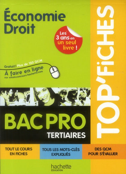 TOP'FICHES : économie/droit ; bac pro 3 ans