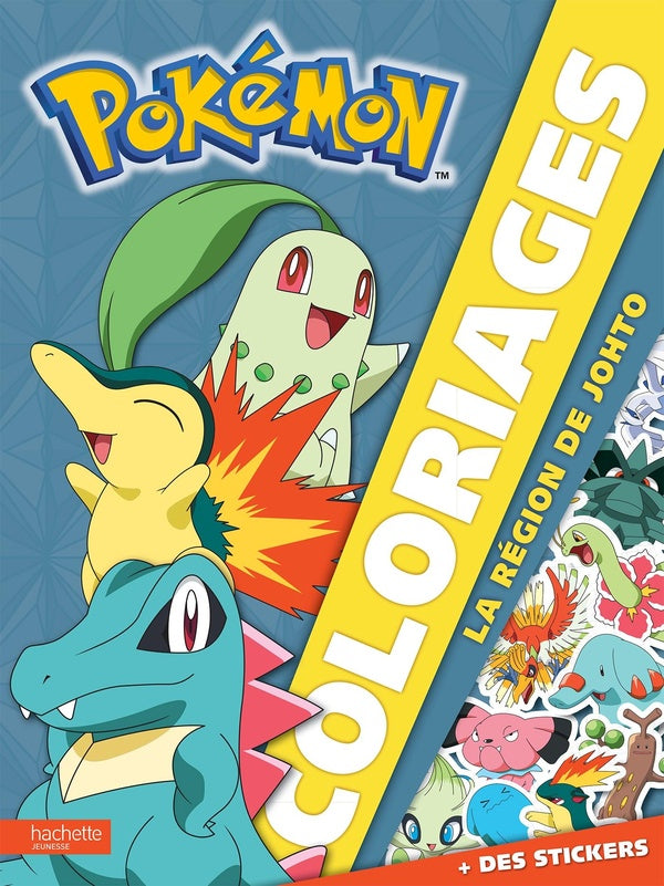 Pokémon : coloriages ; la région de Johto