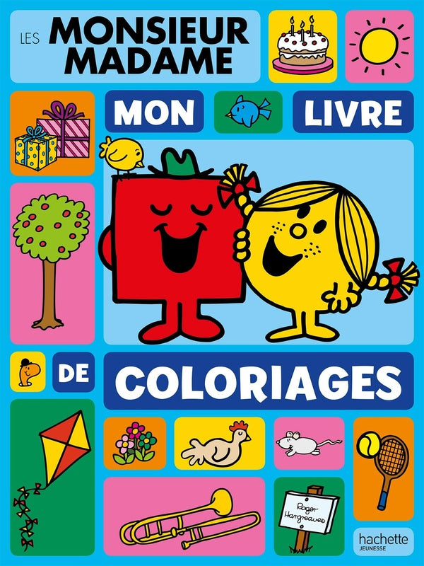 Les Monsieur Madame : mon livre de coloriages