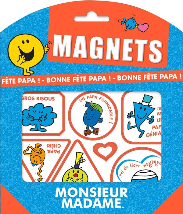 Monsieur Madame - magnets - bonne fête papa