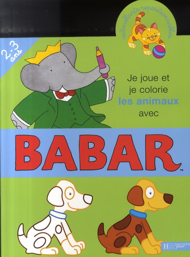 Babar : je joue et je colorie les animaux