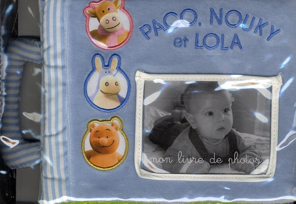 Paco, Nouky et Lola ; mon livre de photos garçon