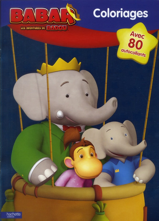 Babar : les aventures de Badou ; coloriages