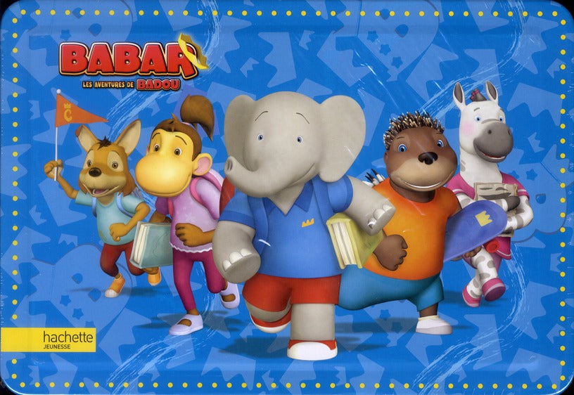 Babar ; les aventures de Badou : ma valise métal Badou