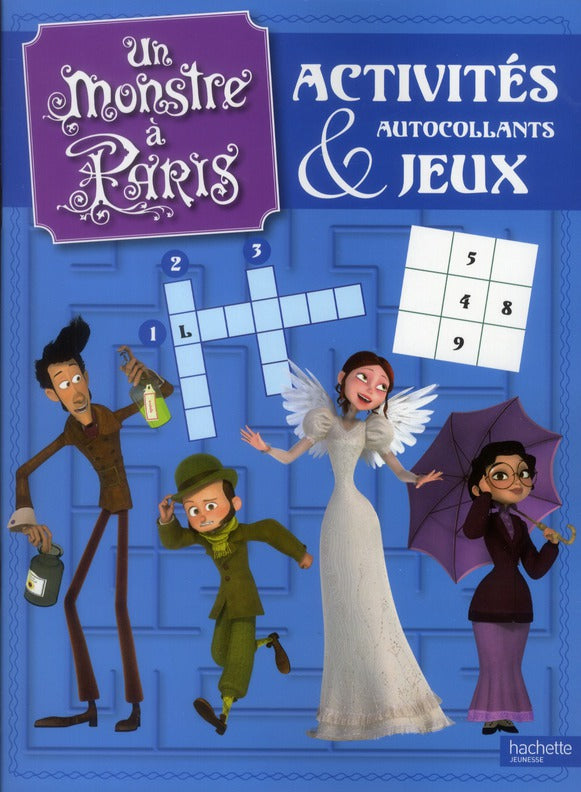 Un monstre à Paris ; activités, autocollants et jeux