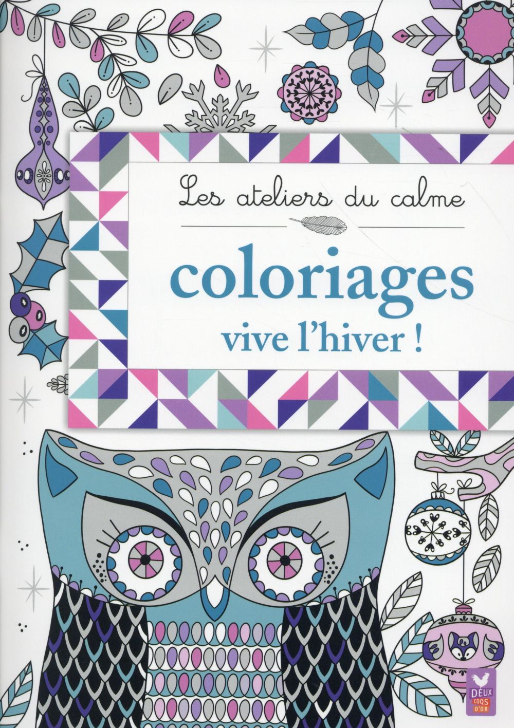 Coloriage ; vive l'hiver !