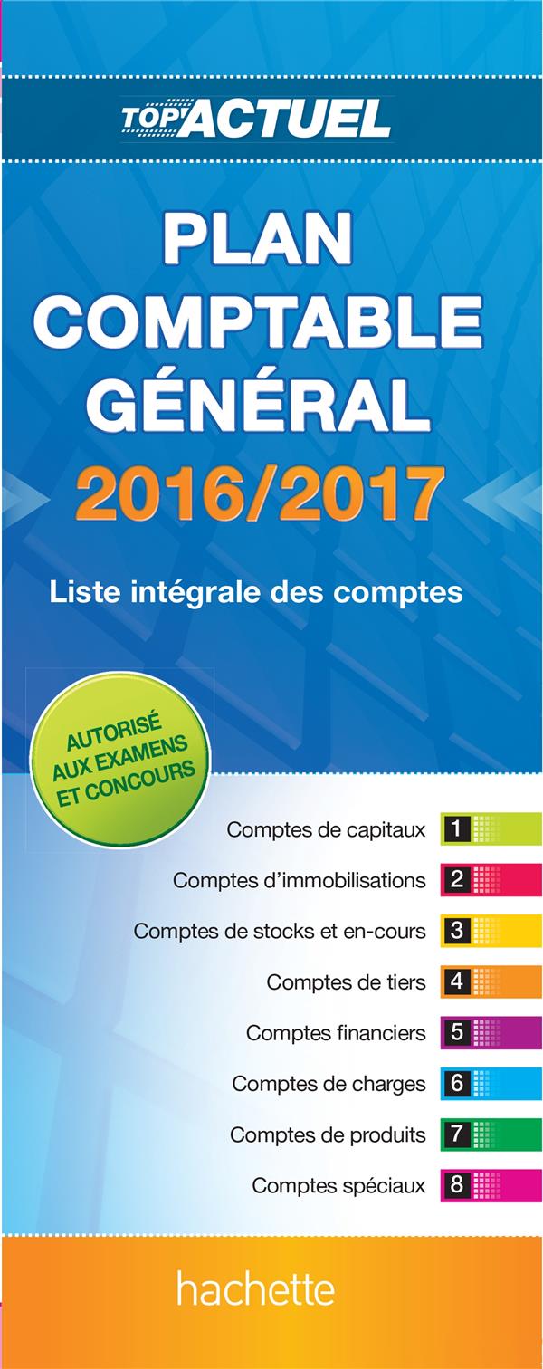 Top'actuel : plan comptable (édition 2016/2017)