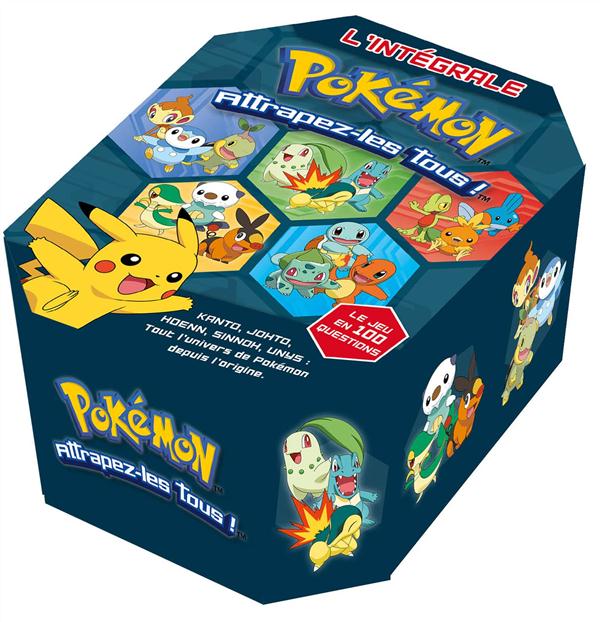 Pokémon ; attrapez-les tous ! : quiz box ; l'intégrale en 100 questions