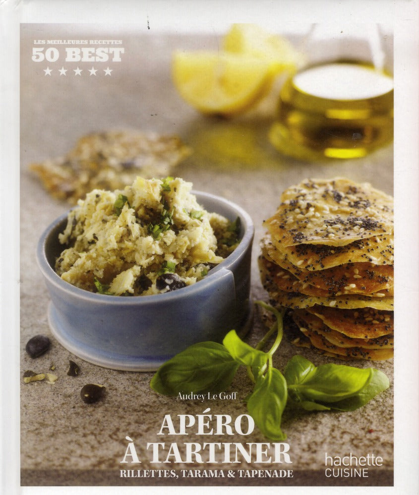 Apéros à tartiner ; rillettes, tarama et tapenade