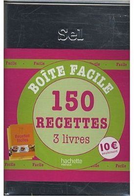 Coffret boîte à sel ; 150 recettes faciles