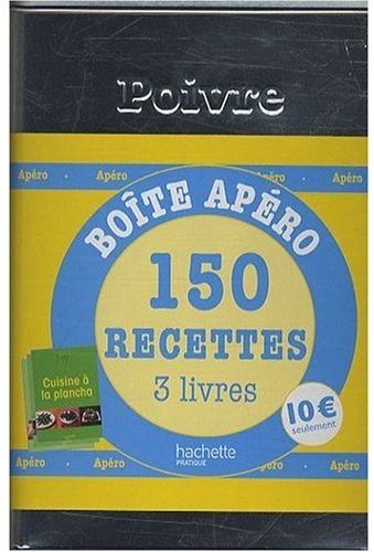Coffret boîte à poivre ; 150 recettes d'apéro