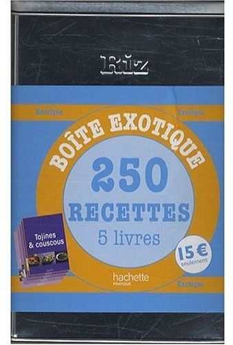 Coffret boîte à riz ; 250 recettes exotiques