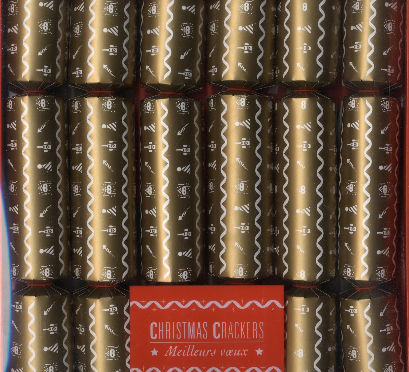 Christmas crackers ; meilleurs voeux ; coffret