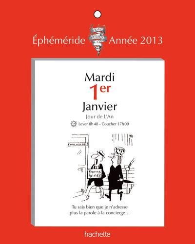 éphéméride Vermot 2013