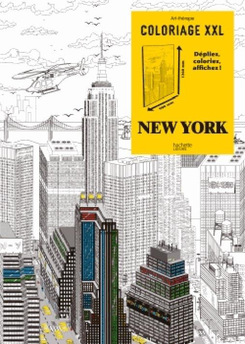 Art-thérapie : coloriages XXL ; New York