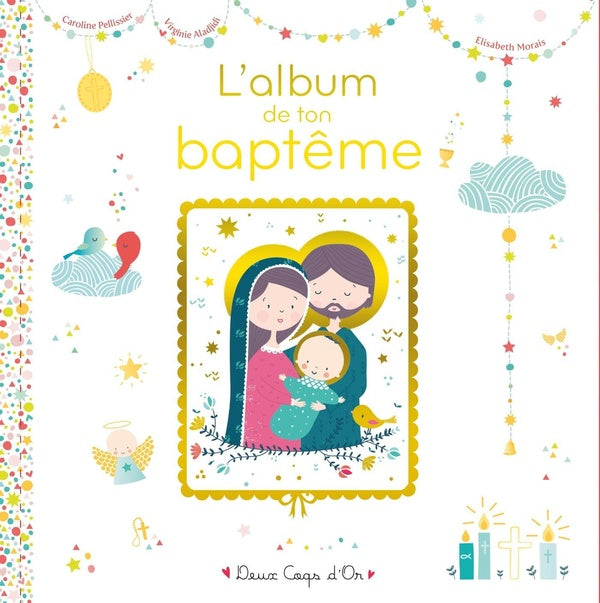 Mon livre de baptême avec icône sur bois