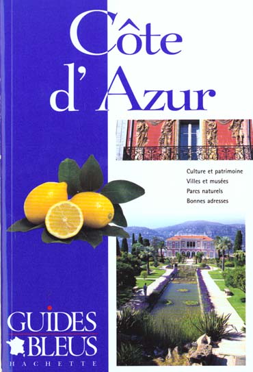 Guides bleus ; cote d'azur