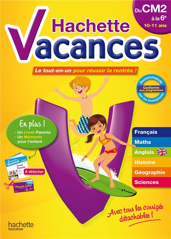 HACHETTE VACANCES : du CM2 à la 6ème