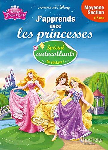 J'apprends avec les princesses ; MS ; p'tits autocollants