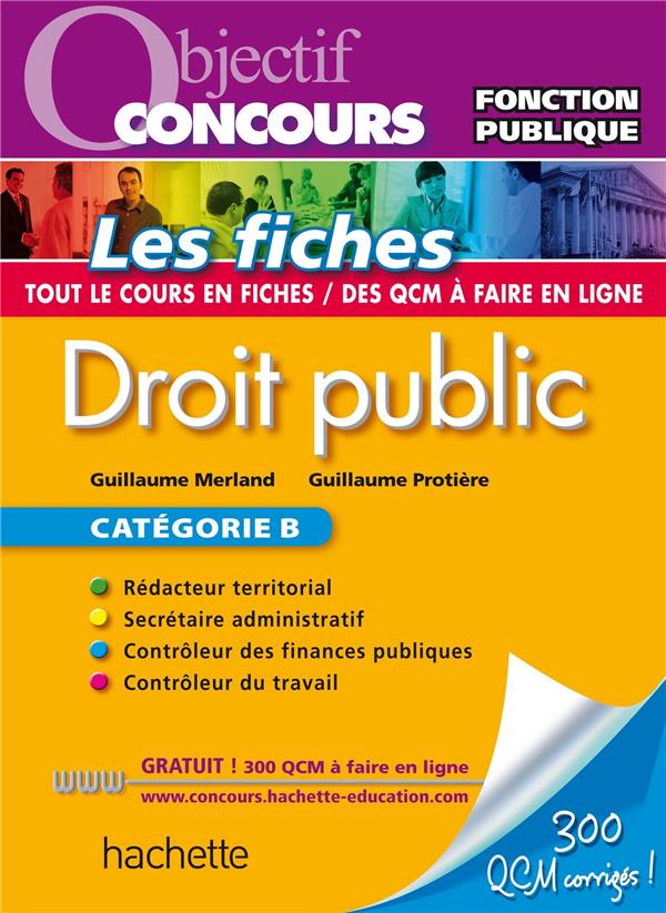 Objectif concours : droit public ; fiches