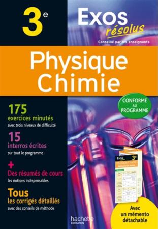 Exos résolus : physique-chimie ; 3ème