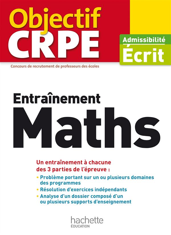 Objectif CRPE : entraînement en maths