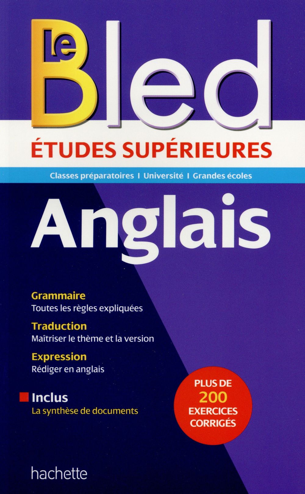 Bled supérieur : Bled anglais ; études supérieures
