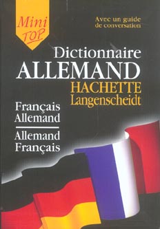 Dictionnaire allemand hachette langenscheidt mini top
