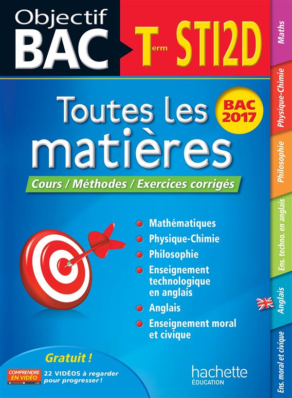 Objectif bac : toutes les matières ; term STI2D