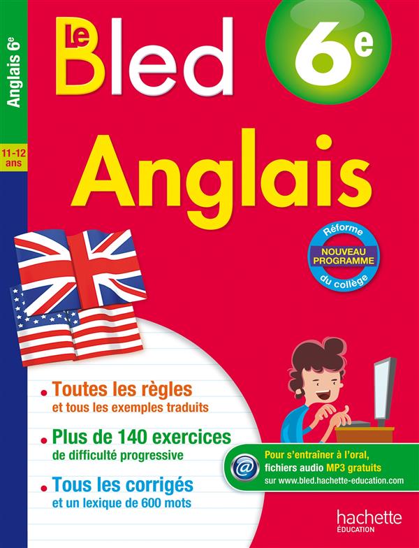 CAHIERS BLED : anglais ; 6e