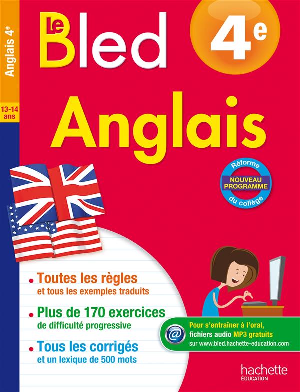 CAHIERS BLED : anglais ; 4ème