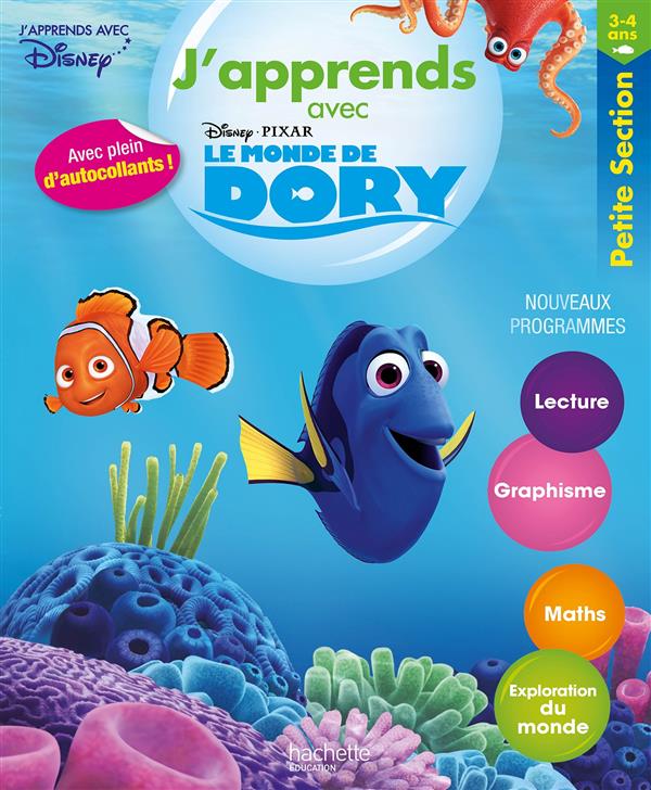 J'APPRENDS AVEC DORY : petite section