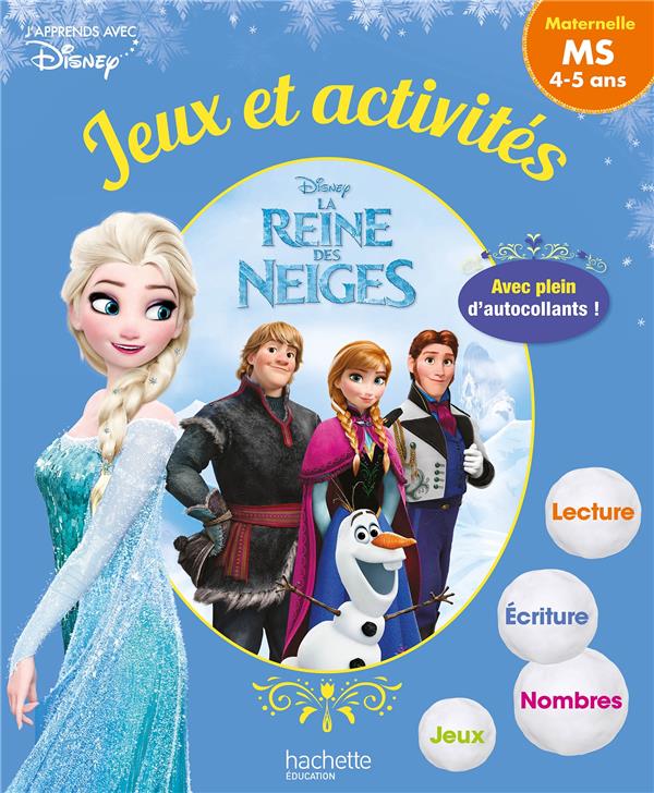La Reine des Neiges ; jeux et activités ; MS ; 4/5 ans