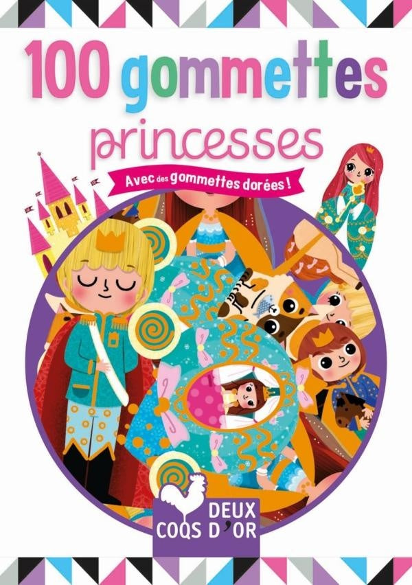 100 petites gommettes ; les princesses