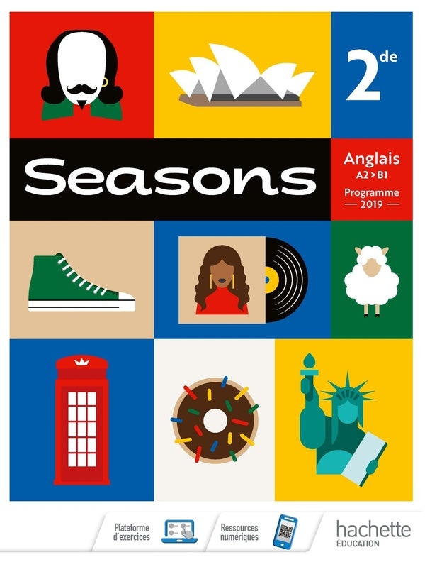 Seasons : anglais ; 2de ; livre de l'élève (édition 2019)