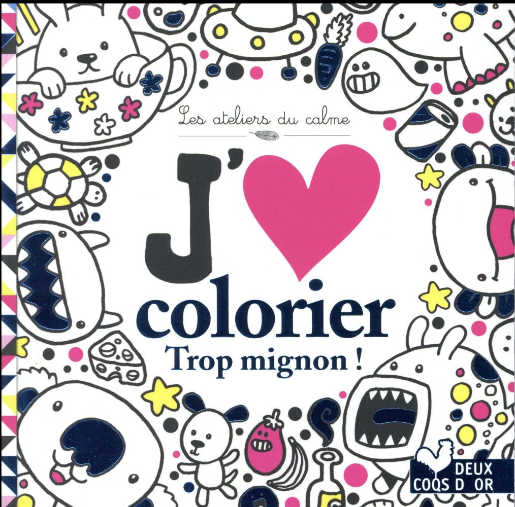 ADC - petit bloc ; j'aime colorier - trop mignon !