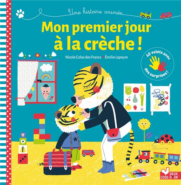 Une histoire animée ; avec des flaps ; petit renard à la crèche