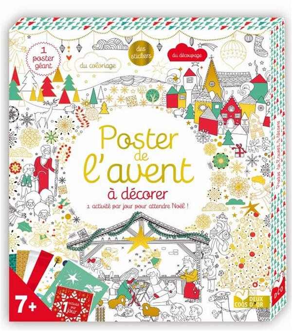 Poster de l'avent à décorer