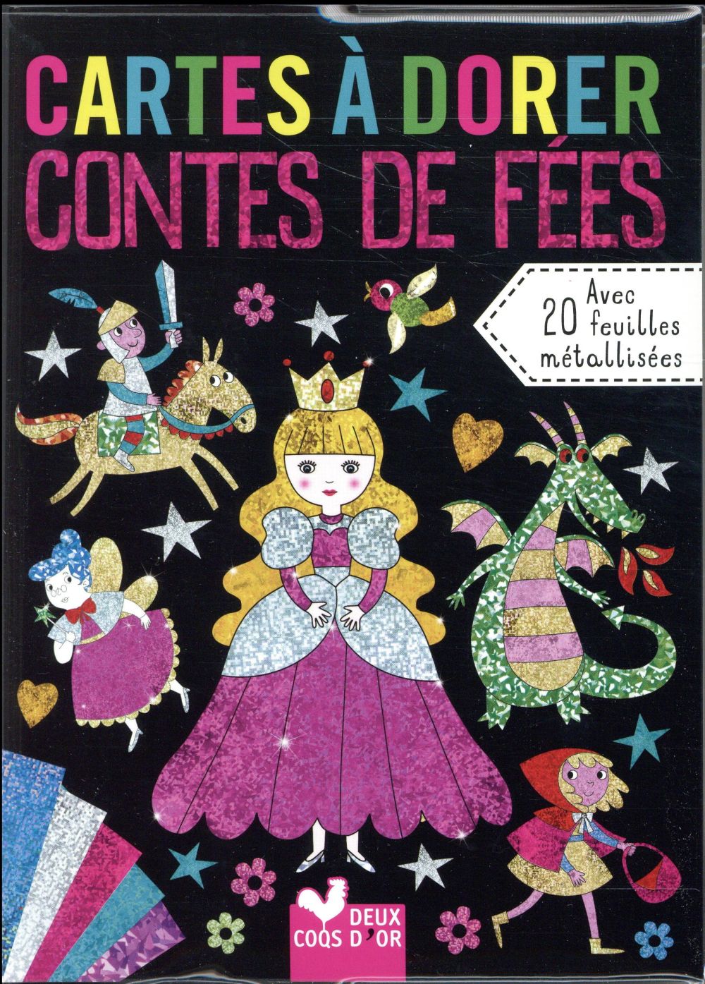 Cartes à dorer : contes de fées