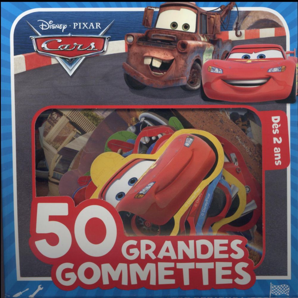 50 grandes gommettes : Cars