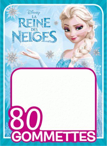 La Reine des Neiges : 80 gommettes ; Disney